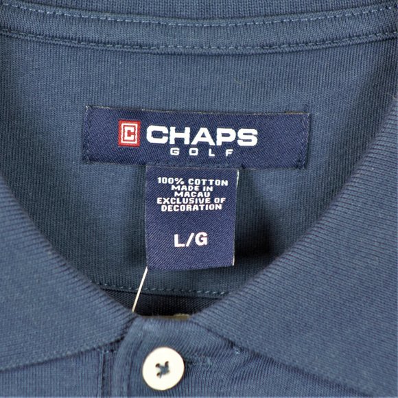 Chaps New Men’s L/G Designer Golf Shirt - Picture 10 of 16